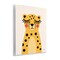 Stupell Industries Yellow Cheetah Smile Wall Plaque, design by Jessica Beck